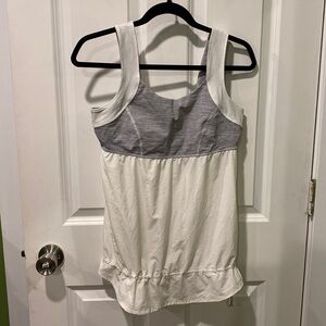 Lululemon Blouson Drawstring Waist Athletic Tank EUC